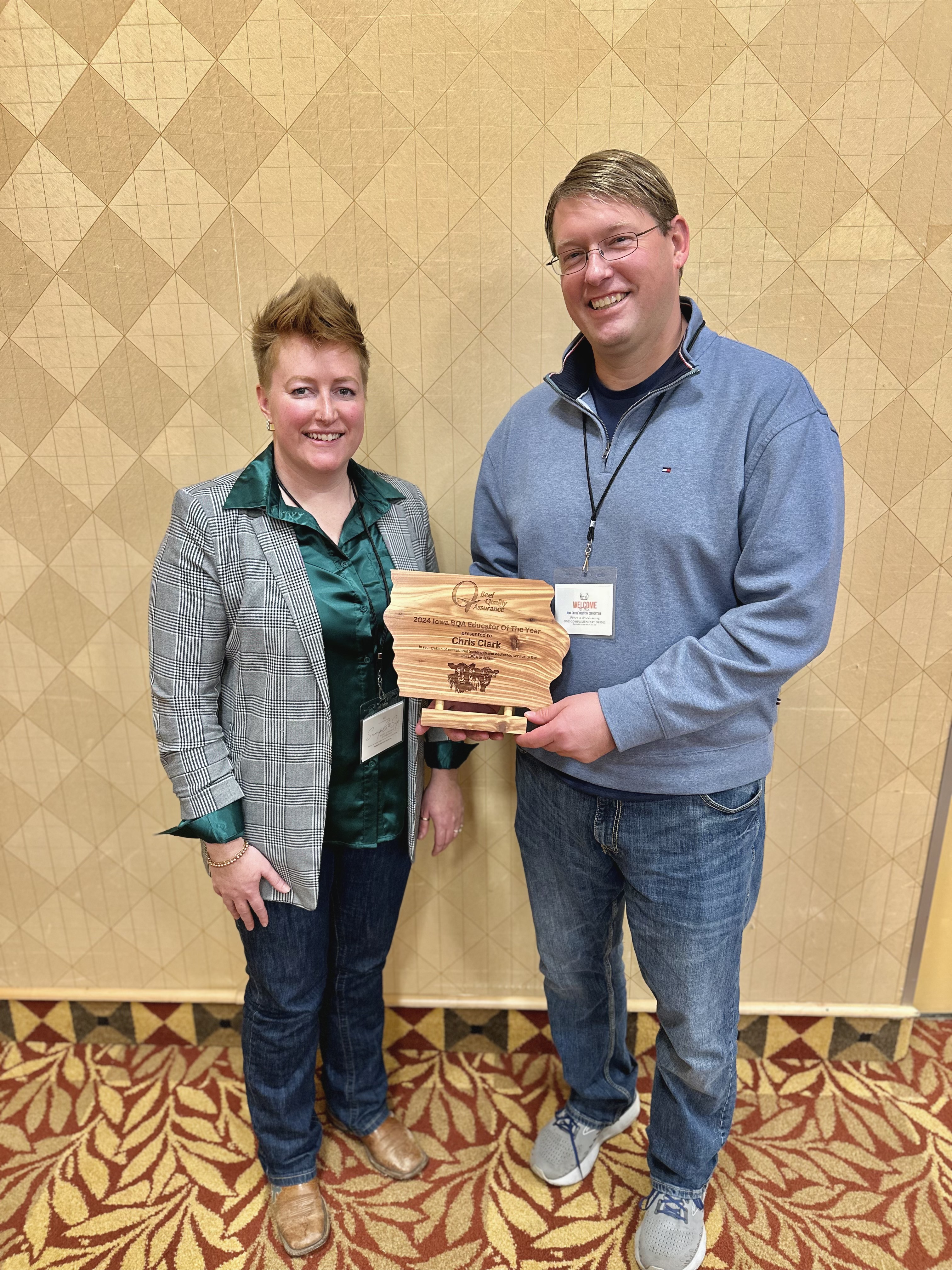 ISU Beef Extension Specialist Receives Prestigious BQA Educator Award